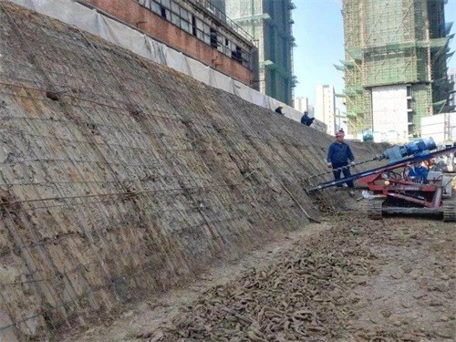 莲都建筑边坡支护